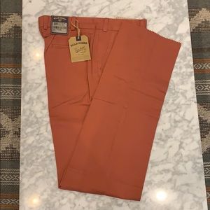 NWT Bill’s Khakis Trim Fit Chinos, Nantucket Red